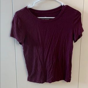 American Eagle soft and sexy tee maroon